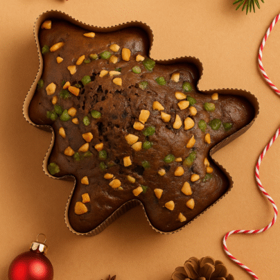 Plum Cake Tree Shaped