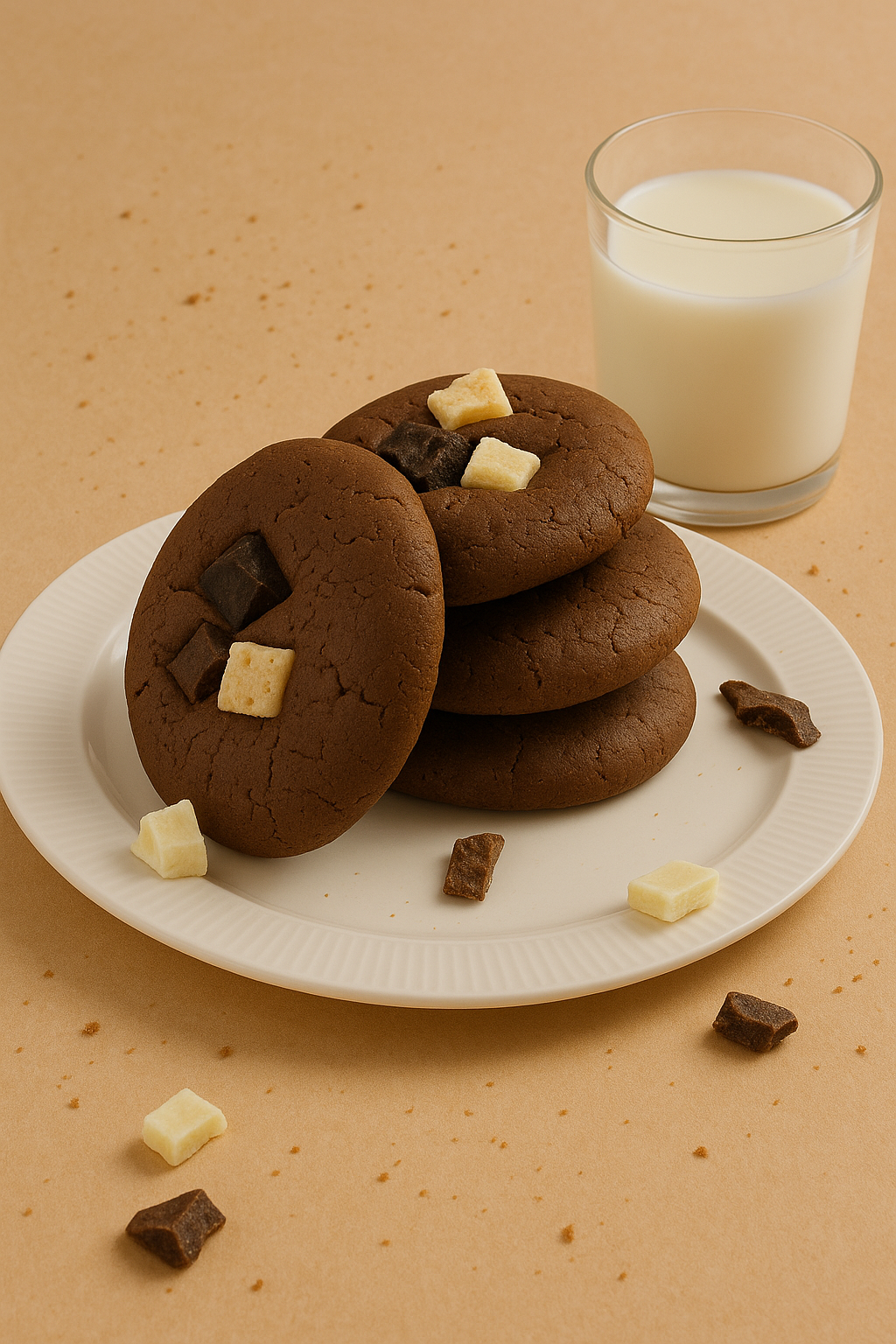 Triple Chocolate Cookies